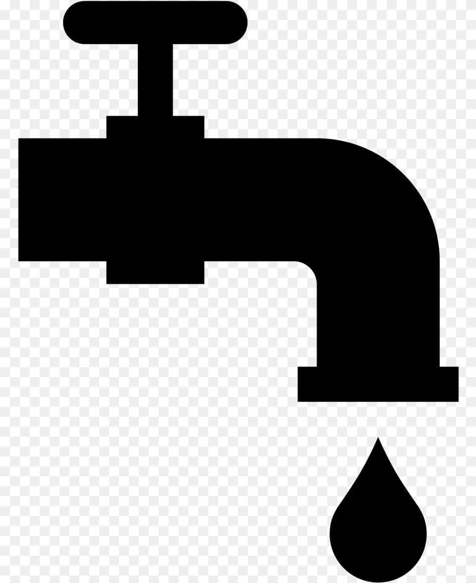 Water Tap Icon, Gray Free Transparent Png