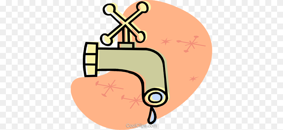 Water Tap With A Drip Royalty Vector Clip Art Illustration Png