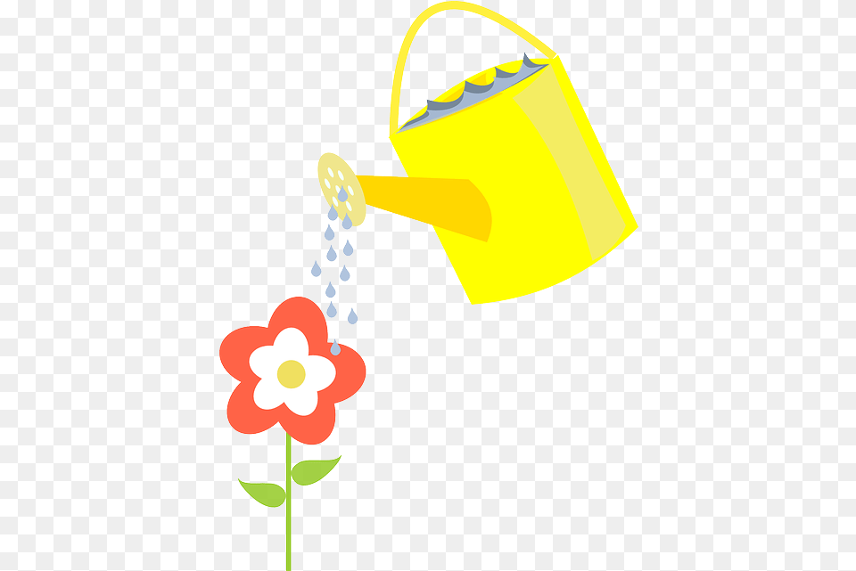 Water The Flowers Vector U2013 Psdvectoricons Flower Being Watered Clip Art, Can, Tin, Watering Can Free Png