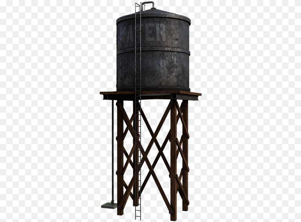 Water Tower Park John Deere Green Water Tower, Architecture, Building, Water Tower Free Png Download