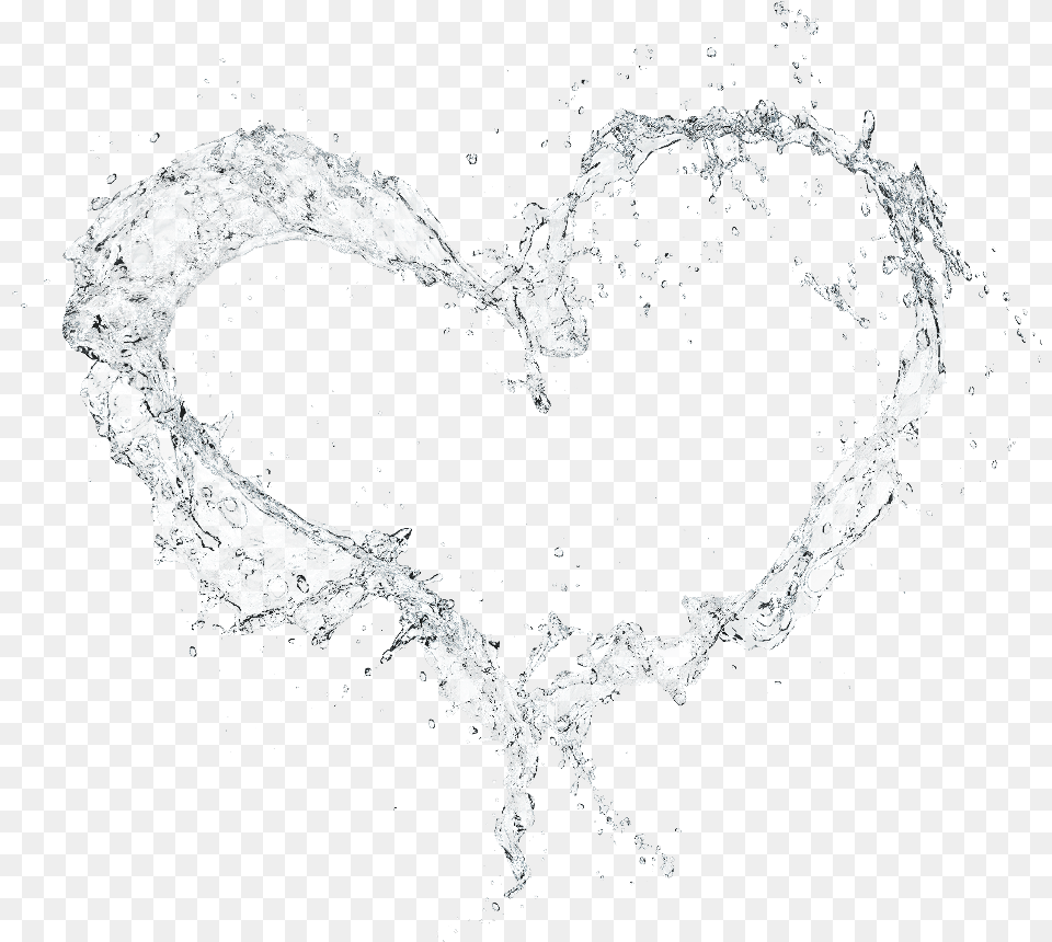 Water Transparent Background Water Splash Heart, Person Png