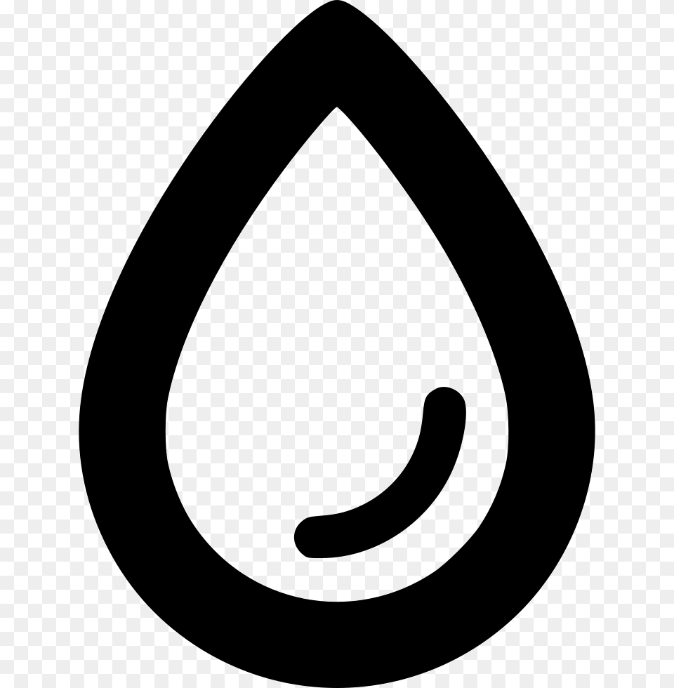 Water Transparent Blur Drop Blood Crescent, Symbol Png Image