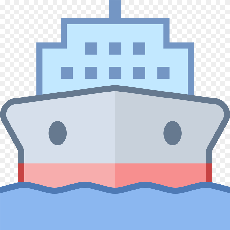 Water Transportation Icon Shape, Vehicle, Watercraft, Ship, Outdoors Png Image