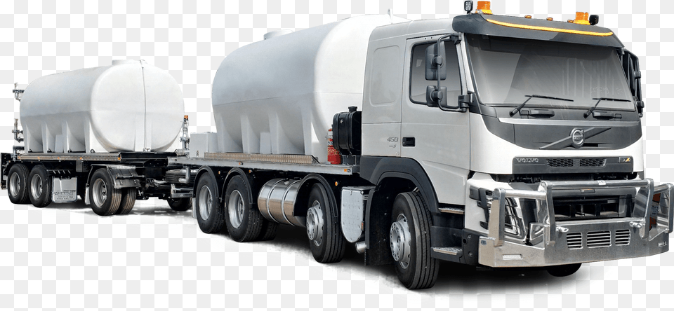 Water Truck And Dog Front View Trailer Truck, Trailer Truck, Transportation, Vehicle, Machine Png