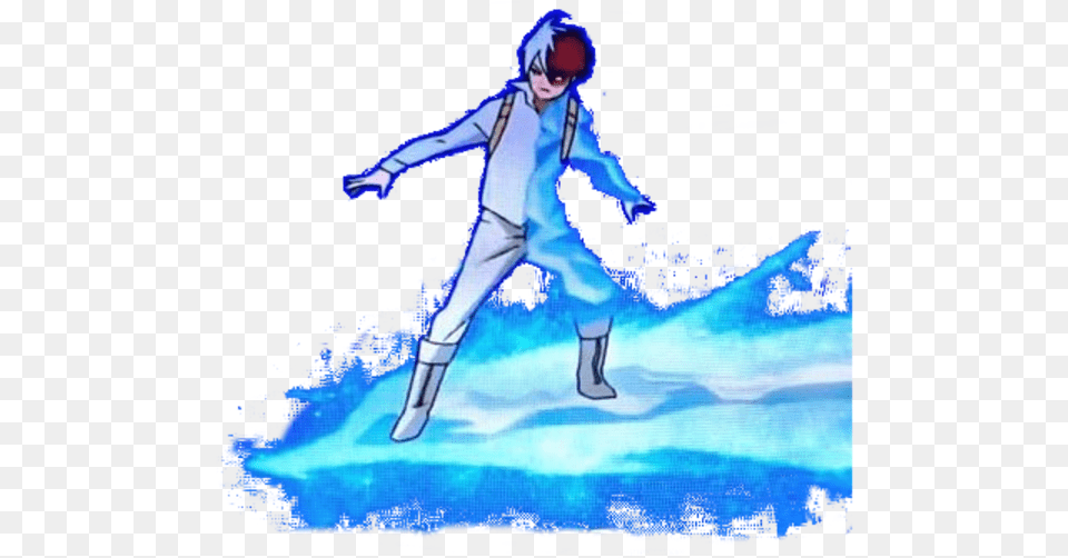 Water Vertebrate Sports Equipment Todoroki Surfing On Ice, Person, Dancing, Solo Performance, Performer Free Png