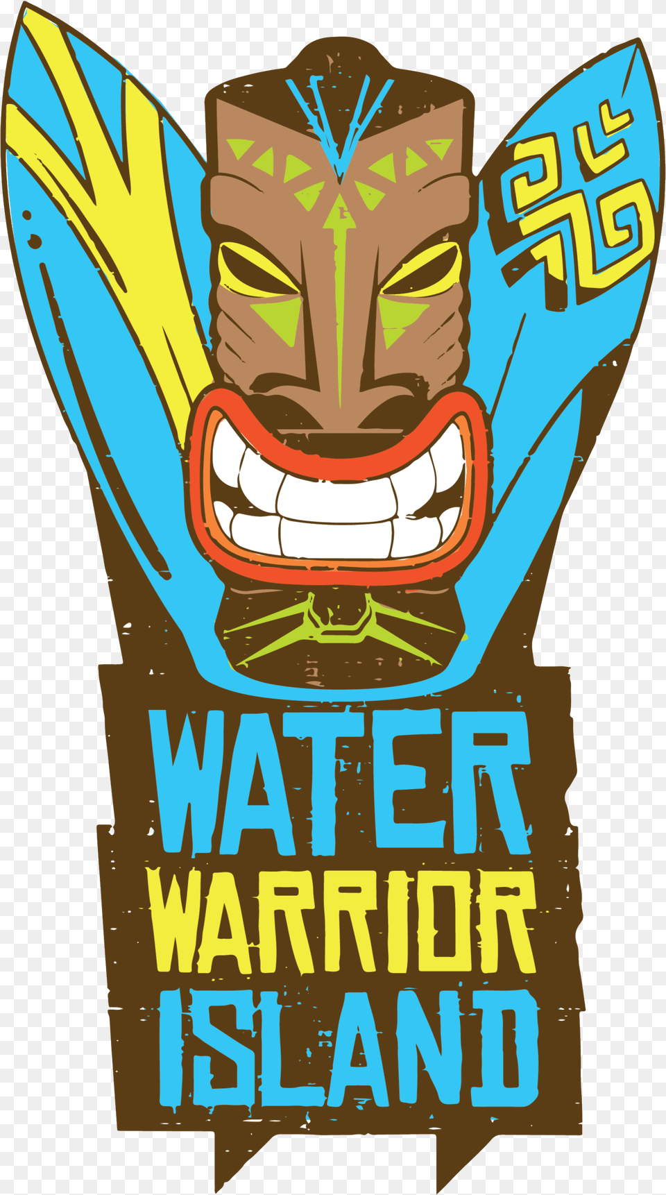 Water Warrior Island U2013 Exhilarating Summer Fun Water Warrior Island, Architecture, Emblem, Pillar, Symbol Png Image