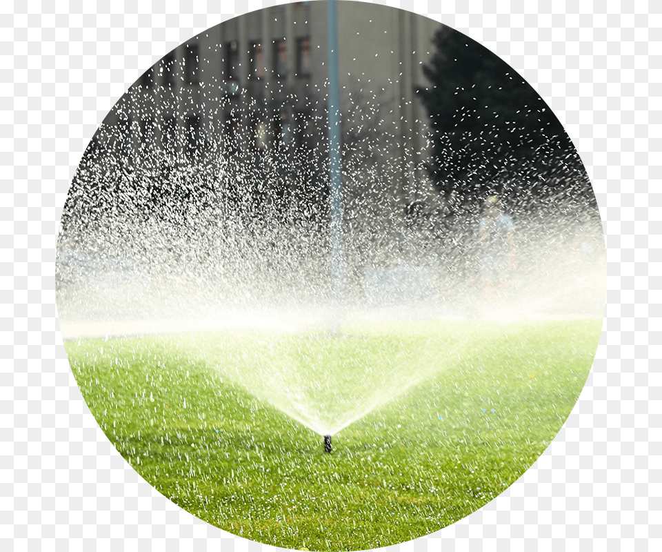 Water Waste Lawn, Machine, Person, Sprinkler, Grass Png Image