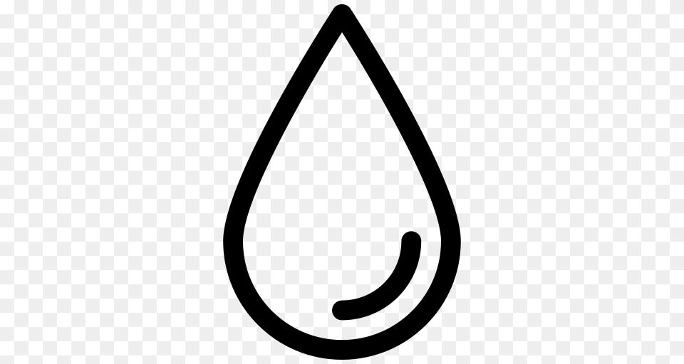 Water Water Water Drop Icon With And Vector Format For, Gray Png