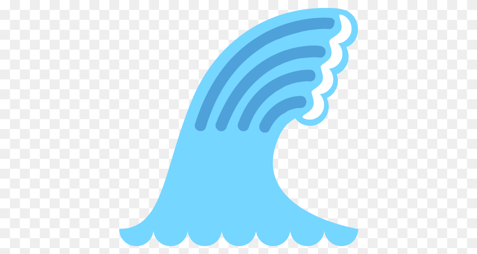 Water Wave Emoji For Facebook Email Sms Id, Outdoors, Nature, Sea, Night Png Image