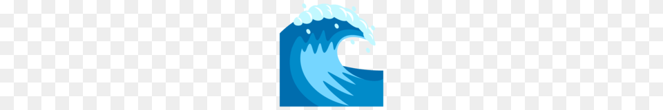 Water Wave Emoji On Emojione, Nature, Outdoors, Sea, Sea Waves Free Png