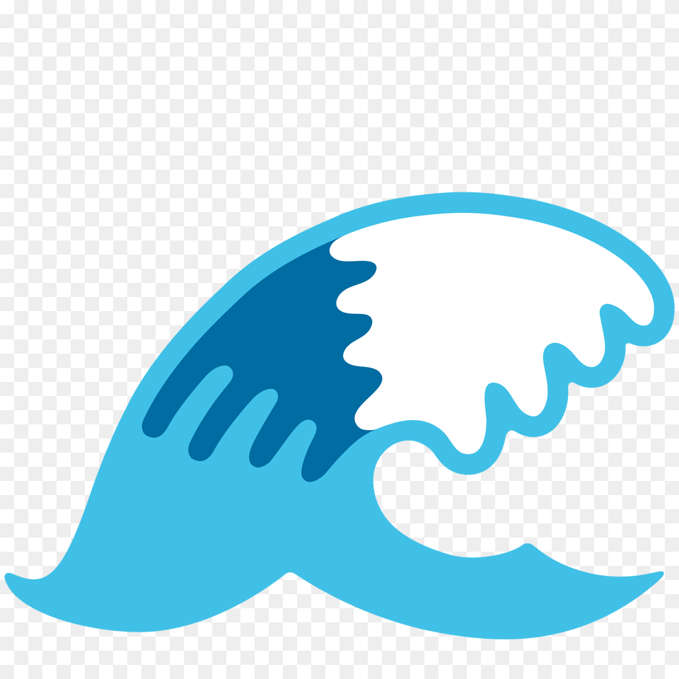 Water Wave Emoji Wave Emoji Transparent, Logo, Animal, Fish, Sea Life Free Png