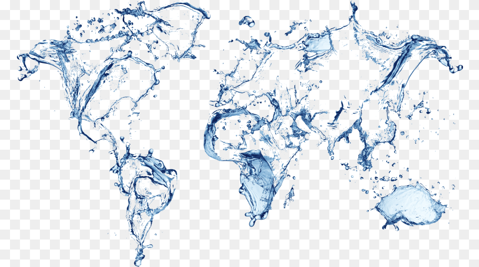 Water World Map Of Waterworld Global Great Lakes Food Save Water In The World, Ice, Outdoors, Nature, Sea Free Png