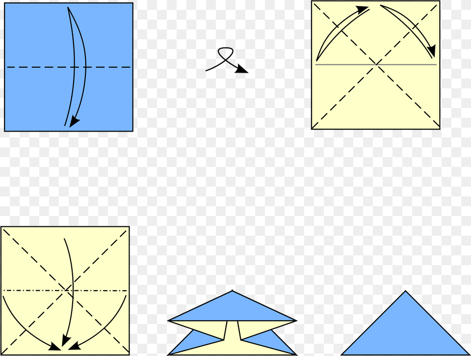 Waterbomb Base, Triangle Png Image