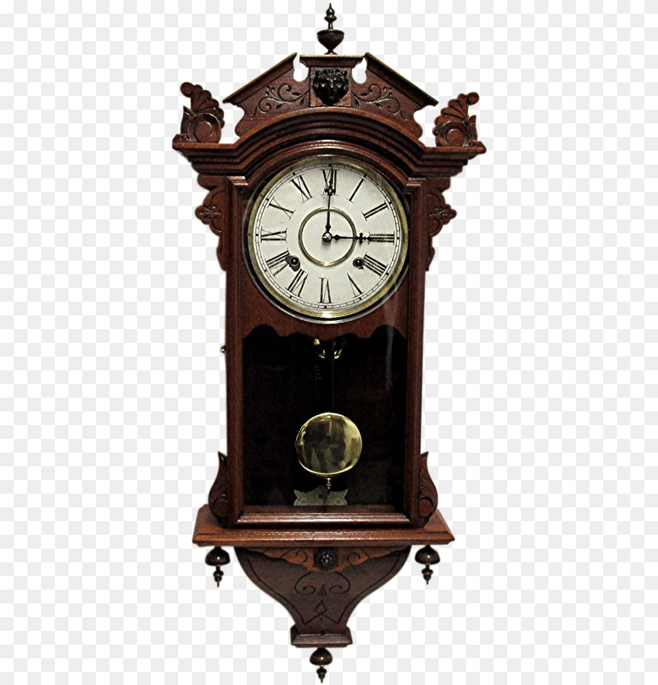 Waterbury Antique Wall Clock Old Wall Clock, Wall Clock, Analog Clock Free Png Download