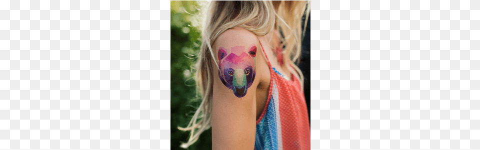 Watercolor Animal Tattoos Even Your Parents Would Polar Bear Tattoo For Girl, Person, Skin, Child, Female Free Png Download