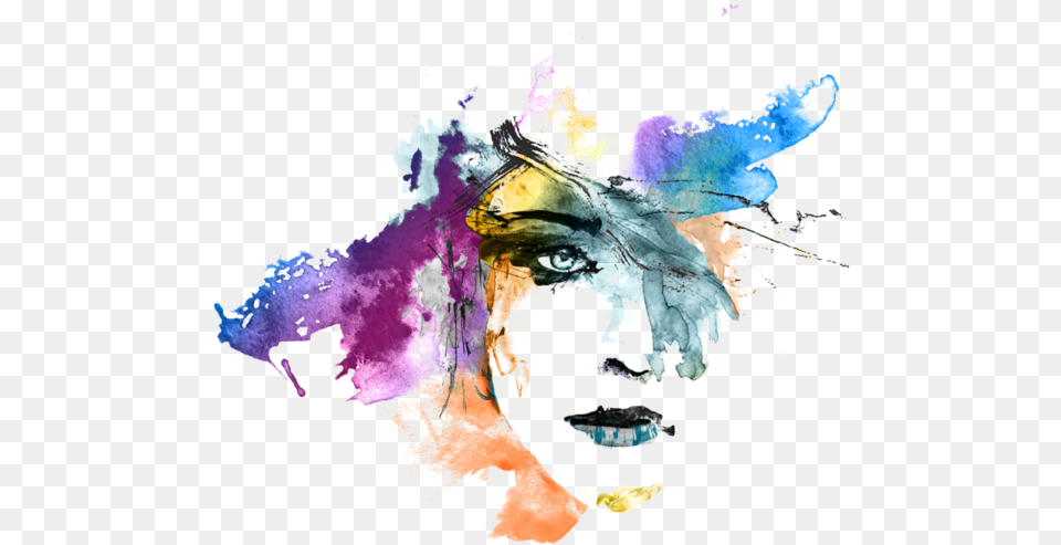 Watercolor Art, Graphics, Collage, Modern Art, Painting Free Png