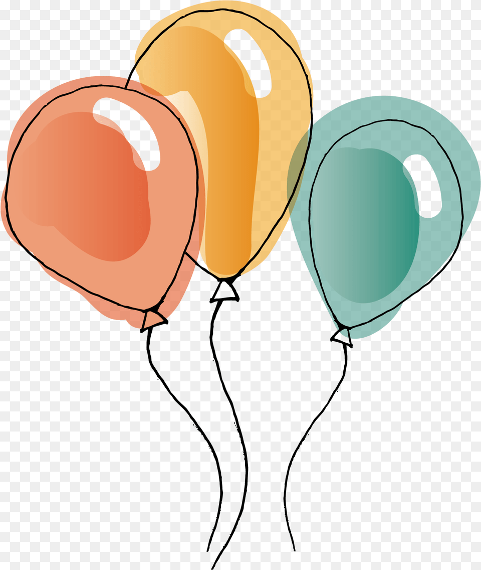 Watercolor Balloon Vector Painting Hd Background Balloons Clip Art, Piggy Bank Free Png Download