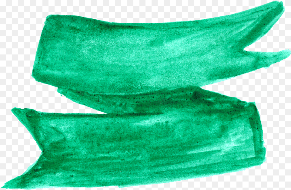 Watercolor Banner Green Cucumber, Velvet, Accessories, Gemstone, Jewelry Free Transparent Png