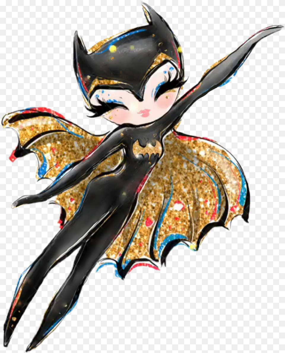 Watercolor Batgirl Batwoman Batman Karamfila Super Girls, Accessories Free Transparent Png
