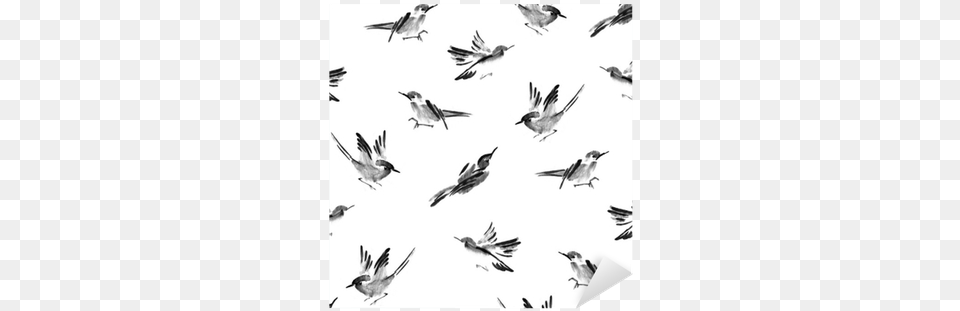 Watercolor Bird Seamless Pattern Can Be Used For Wallpaper Watercolor Painting, Animal, Flying, Art, Drawing Png