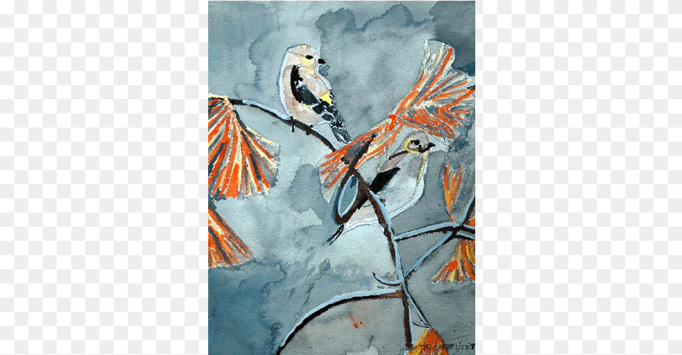 Watercolor Birds 2 Watercolor Painting, Animal, Art, Bird, Finch Free Transparent Png