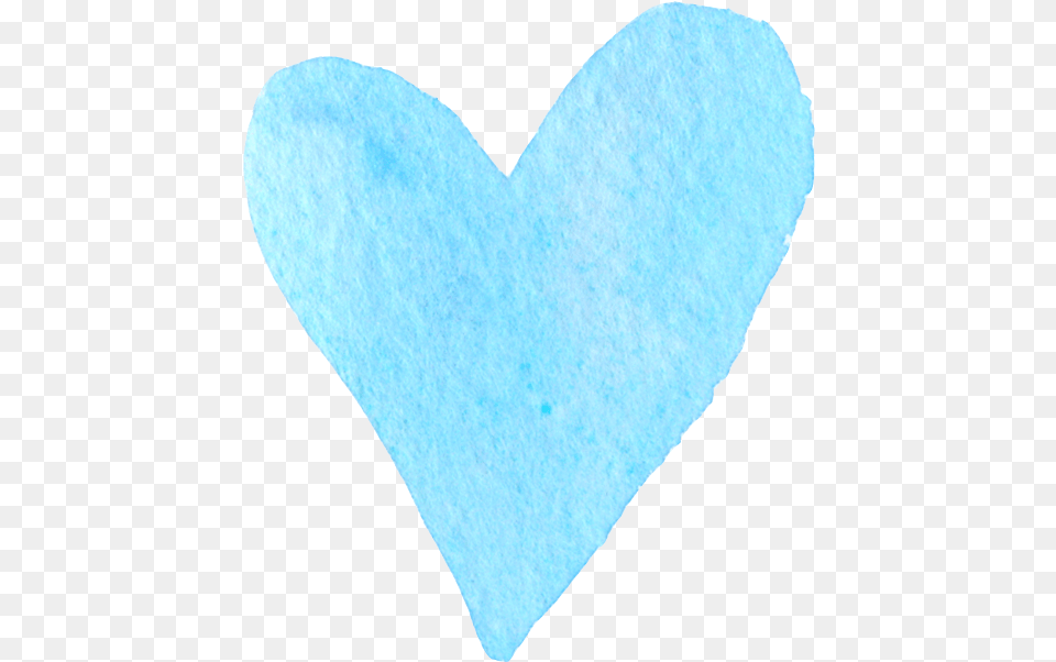 Watercolor Blue Heart Download Heart, Person, Home Decor, Paper Png Image