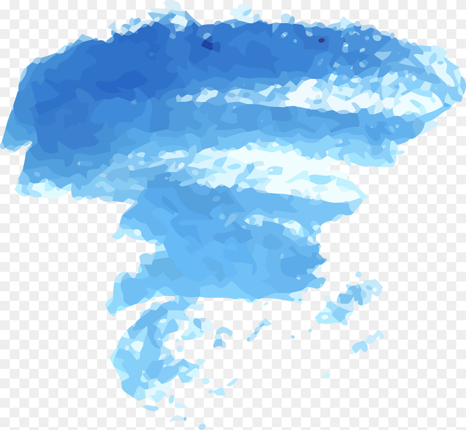 Watercolor Blue Tornado Watercolor, Outdoors, Nature Free Png