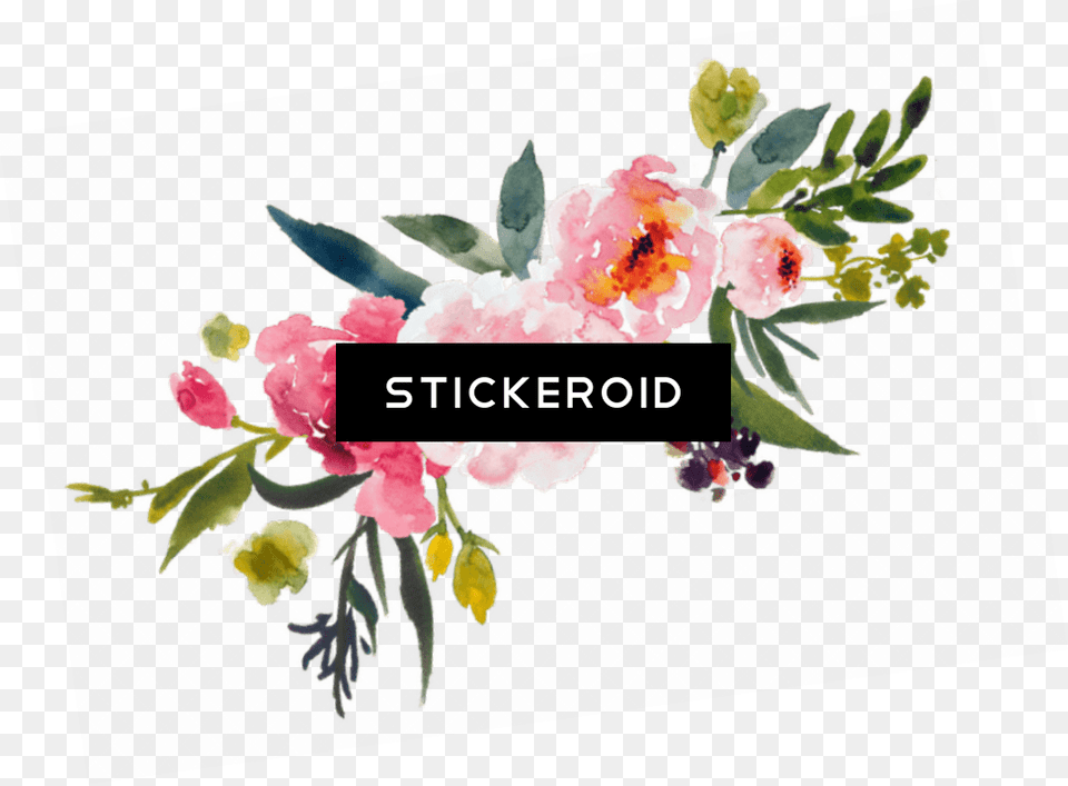 Watercolor Bouquet Background Flowers, Flower, Petal, Plant, Rose Free Png Download