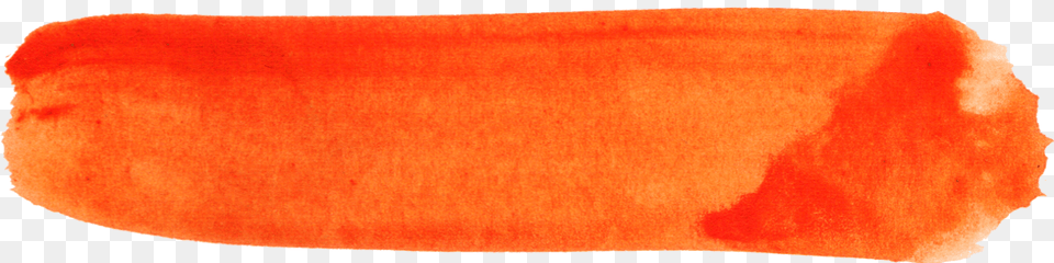 Watercolor Brush Stroke Banner Orange Watercolor Brush Stroke Orange, Cushion, Home Decor, Carrot, Food Free Png