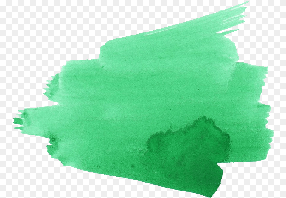 Watercolor Brush Stroke Green Watercolour Brush Stroke, Leaf, Paper, Plant, Accessories Free Png