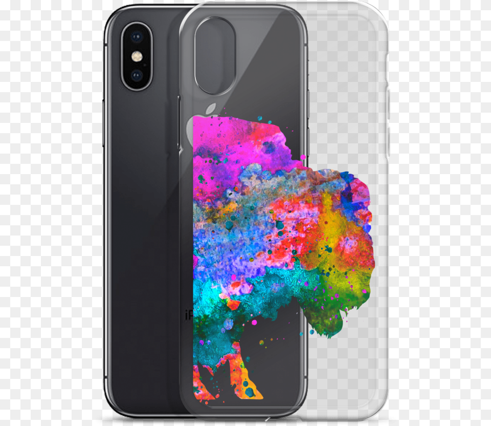 Watercolor Buffalo Clear Iphone Case Iphone, Electronics, Mobile Phone, Phone Free Png Download