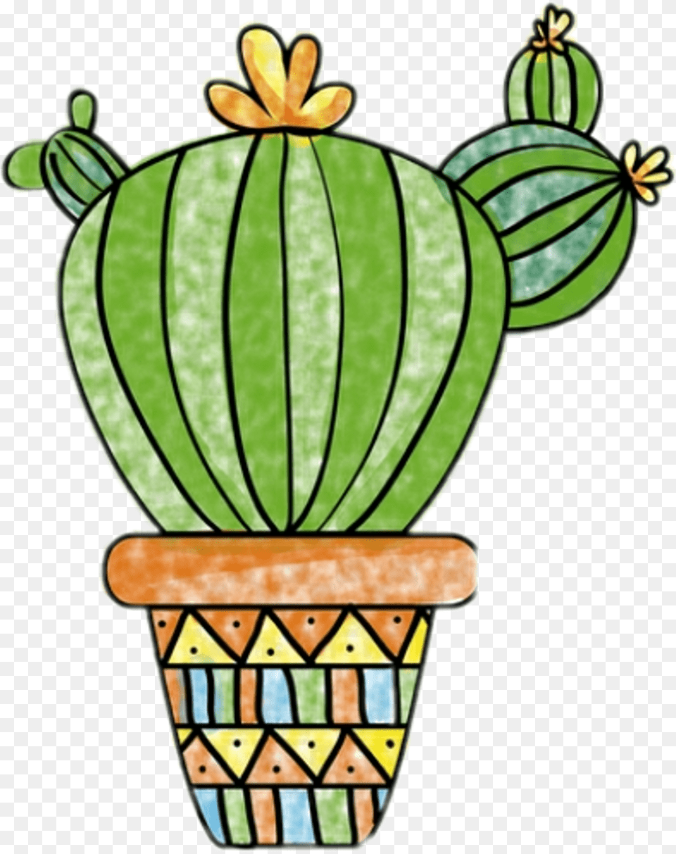 Watercolor Cactus Clipart Cactuses Watercolor, Plant Free Png Download