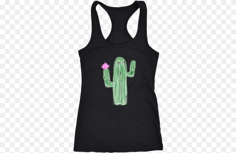 Watercolor Cactus Tank Air Traffic Control Shirts, Clothing, Tank Top, Blouse, Plant Png Image