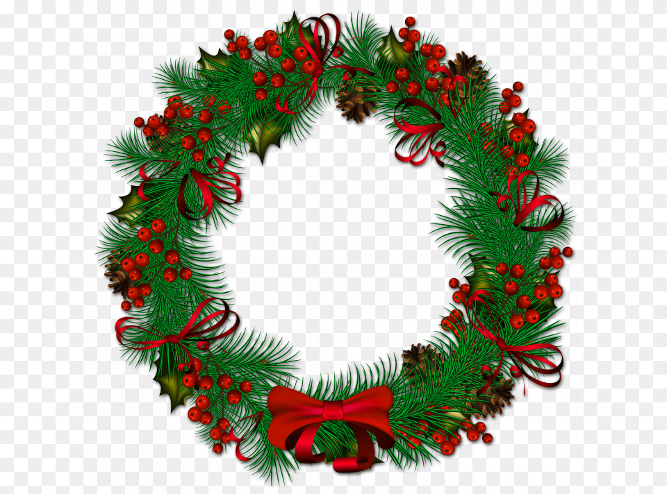 Watercolor Christmas Wreath 2 Days To Go For Christmas, Pattern, Plant Png