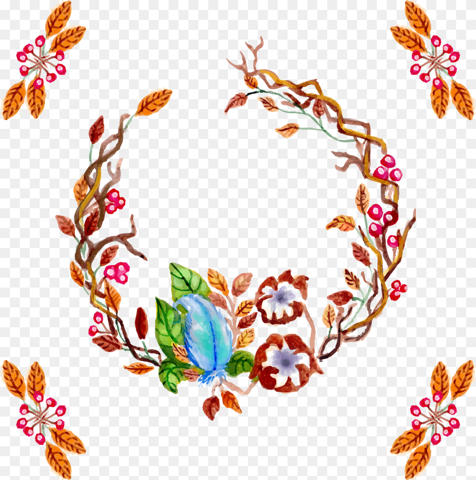 Watercolor Christmas Wreath Temporary Christmas Watercolor Painting, Art, Floral Design, Graphics, Pattern Free Png
