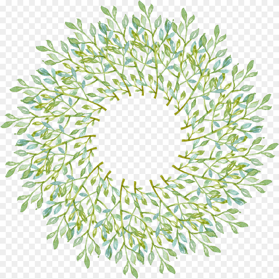 Watercolor Circle Circle, Pattern, Plant, Art, Floral Design Free Transparent Png