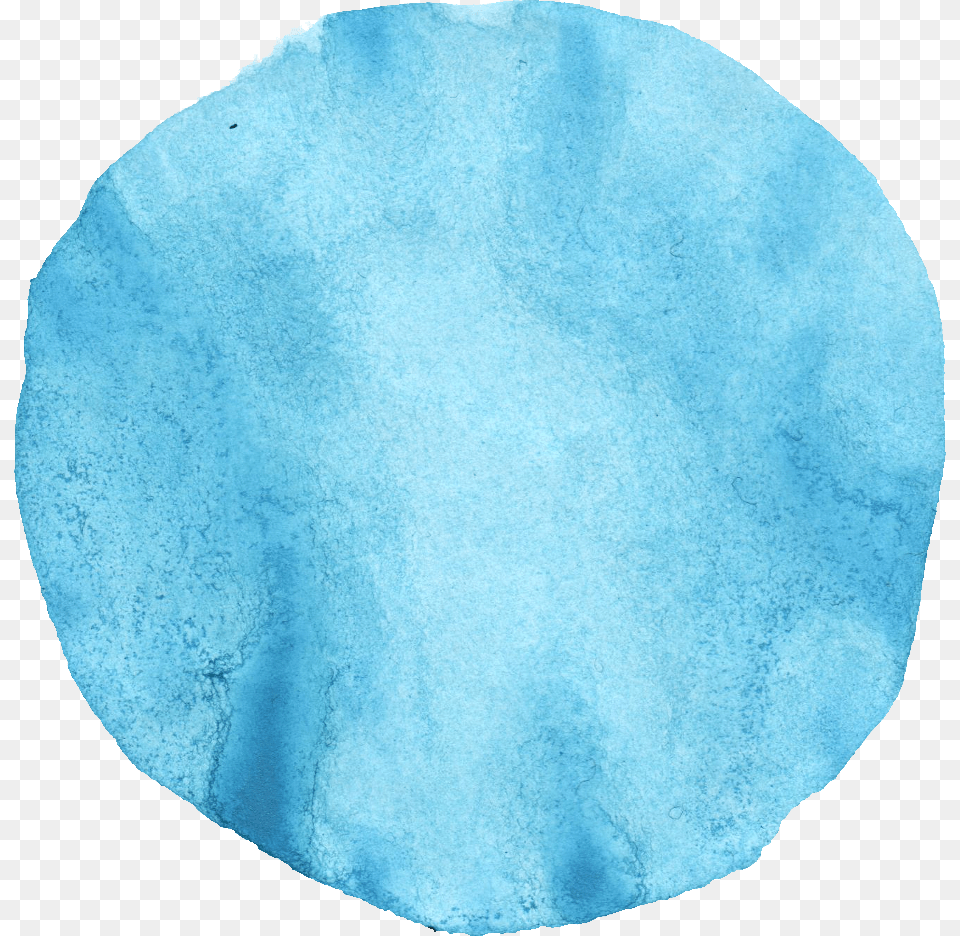 Watercolor Circle Clip Art Transparent Stock Blue Watercolor Circle, Turquoise, Texture, Outdoors, Ice Png Image