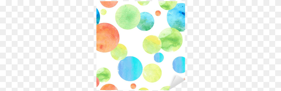 Watercolor Circle Seamless Background Sticker Pixers Watercolor Painting, Pattern, Paper Free Transparent Png