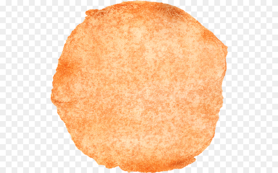 Watercolor Circles Orange Watercolor Circle, Bread, Food, Texture, Home Decor Free Png Download