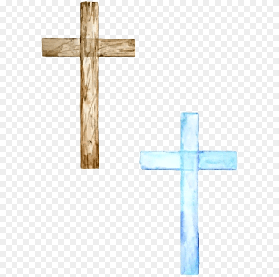 Watercolor Cross Crosses Jesus Christ Easter Religion Jesus In The Cross Water Color, Symbol, Crucifix Png