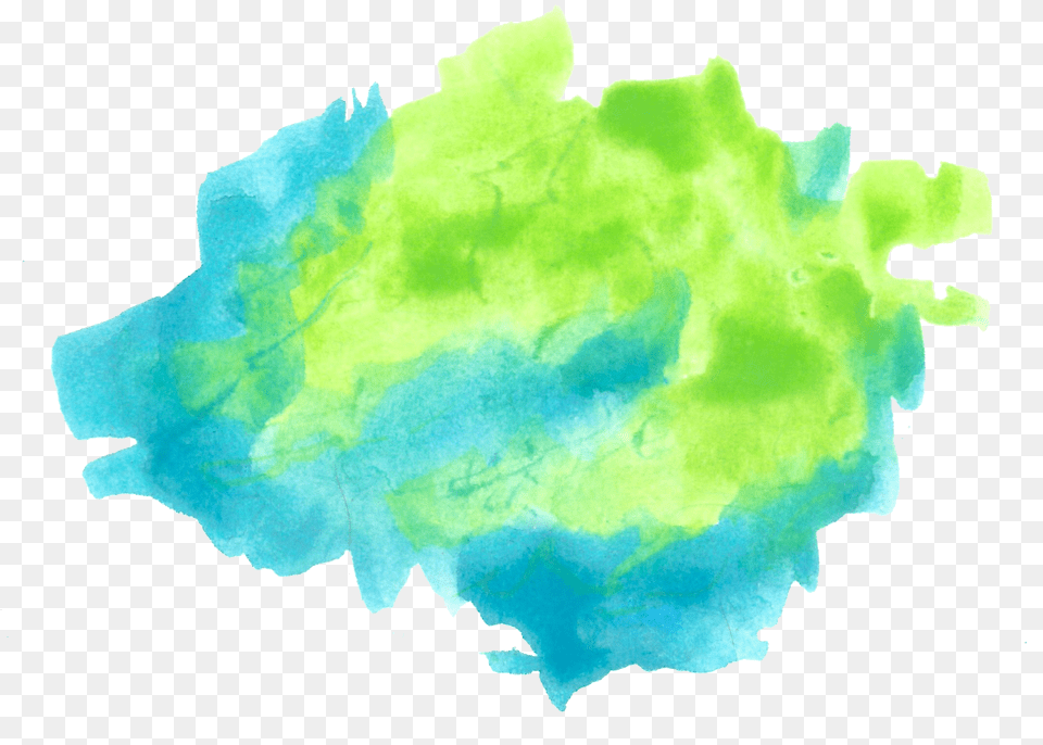 Watercolor Download Green Blue Watercolor, Person Png
