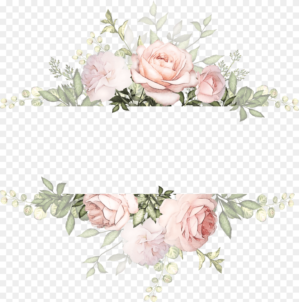 Watercolor Floral Wreath Free Png Download