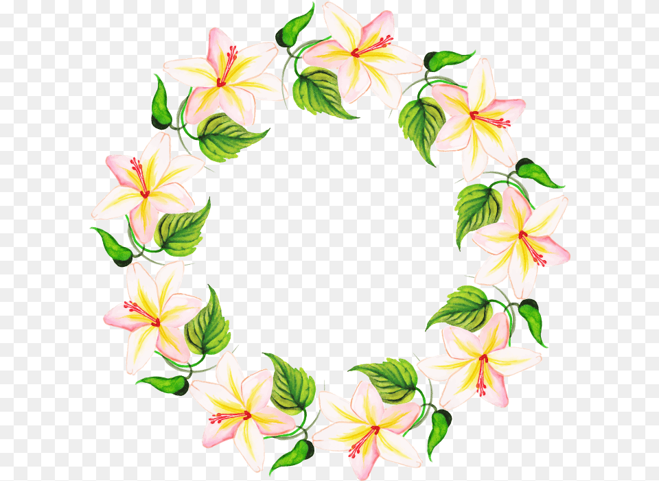 Watercolor Floral Wreath Flower, Art, Floral Design, Graphics, Pattern Free Png