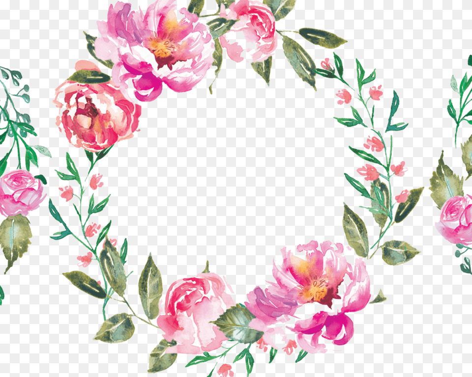Watercolor Floral Wreath Watercolor Floral Wreath, Pattern, Art, Floral Design, Flower Free Png