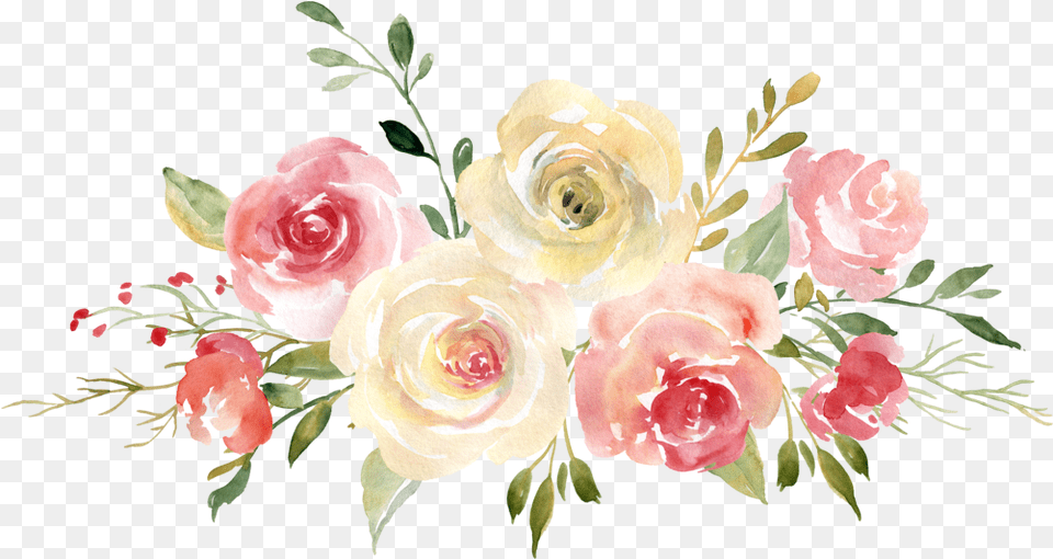 Watercolor Florals Baby Shower Roses, Art, Floral Design, Flower, Flower Arrangement Free Png