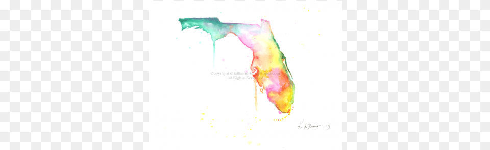 Watercolor Florida, Art, Painting, Canvas, Stain Free Transparent Png