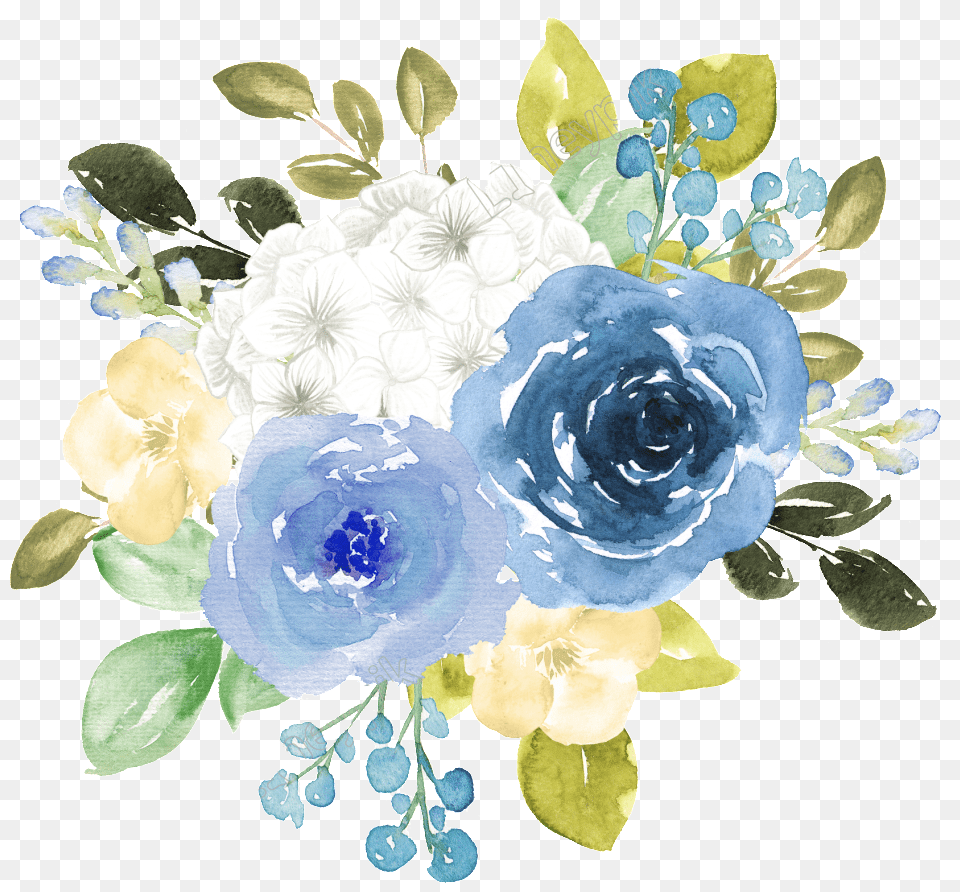 Watercolor Flower Blue Watercolor Flowers Background, Flower Arrangement, Plant, Flower Bouquet, Anemone Png