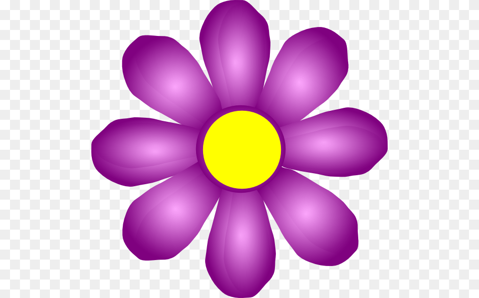 Watercolor Flower Clipart Flower Purple Clipart, Anemone, Plant, Petal, Daisy Free Png Download