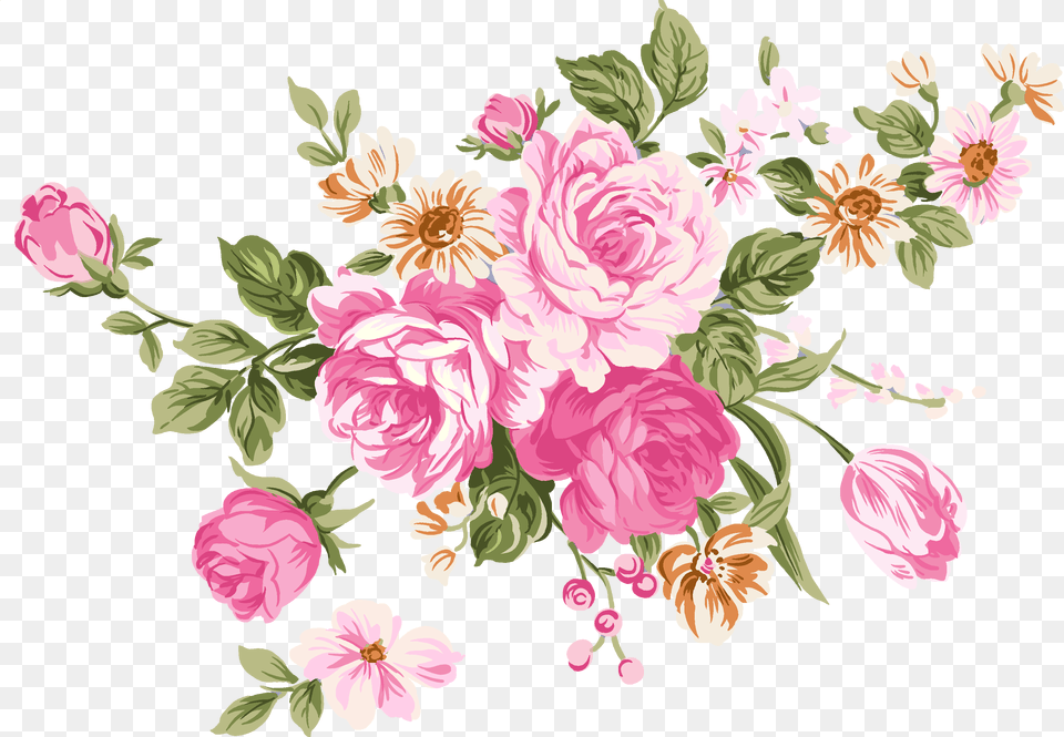 Watercolor Flower Header, Art, Floral Design, Graphics, Pattern Png Image