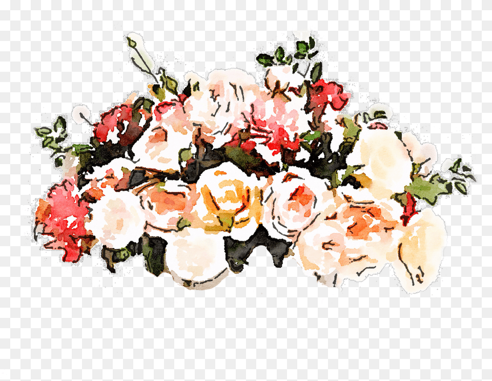 Watercolor Flower Paint Transparent, Art, Floral Design, Flower Arrangement, Flower Bouquet Free Png